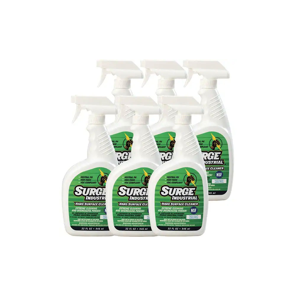 Surge Industrial Hard Surface Cleaner, 32 fl oz Spray, SIH 0032, Case of 6 - Click Image to Close