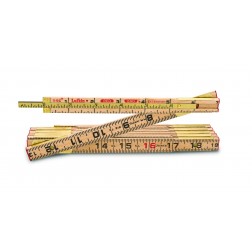 Lufkin Folding Wood Rule Red End w/6' Slide Rule Ext. - Click Image to Close