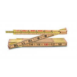 Lufkin Folding Wood Rule Red End w/6' Slide Rule Ext.