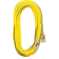 Voltec 05-00366 Extension Cord 100' 12/3 Outdoor Lighted Ends - Click Image to Close