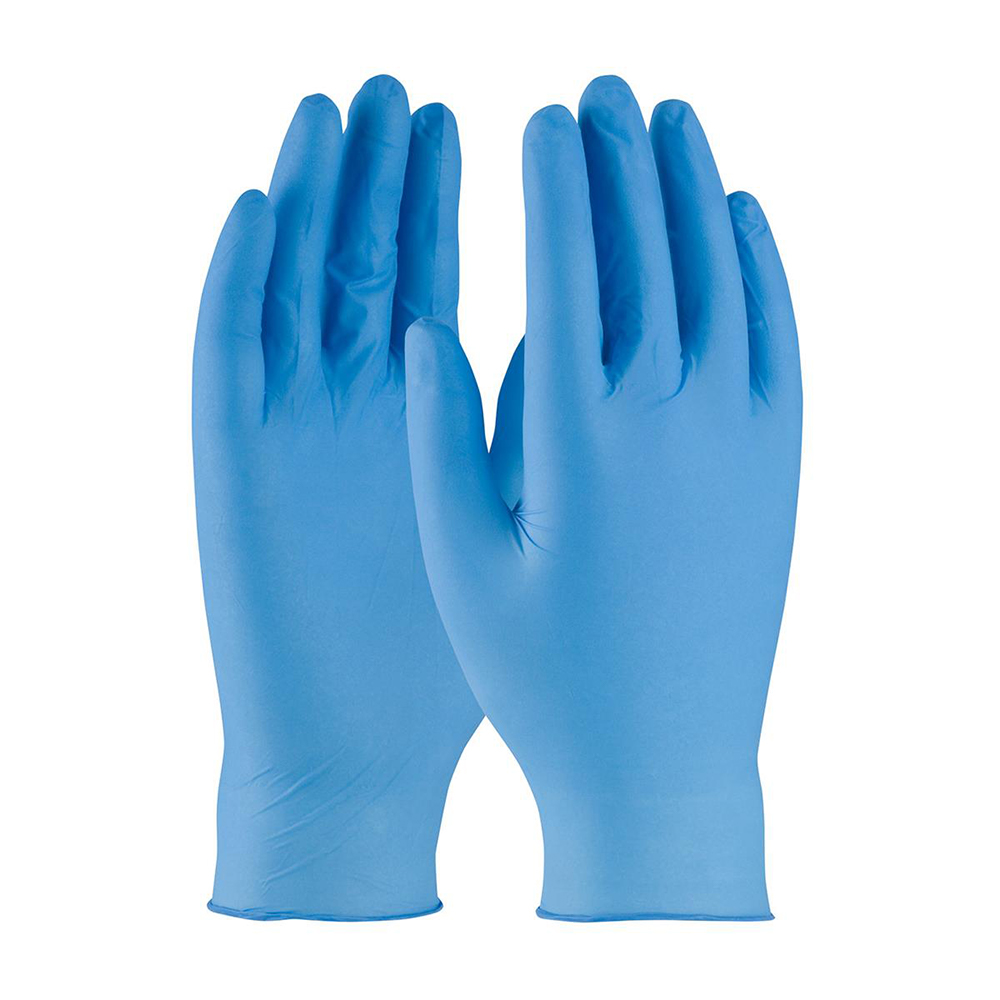 West Chester Disposable Blue Latex Gloves, 100/box, 2500 - Small - Click Image to Close