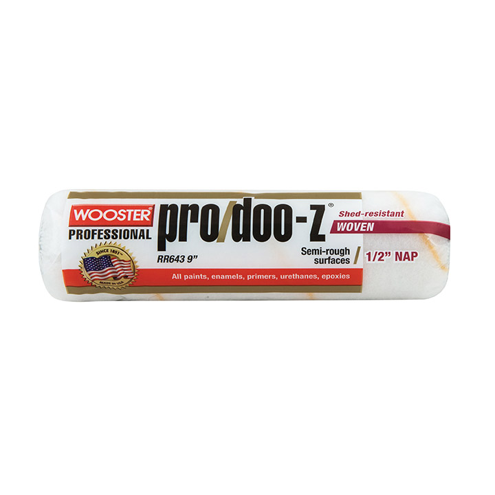 Wooster PRO/DOO-Z® 9" Roller Cover 1/2" Nap - Case of 12 - Click Image to Close