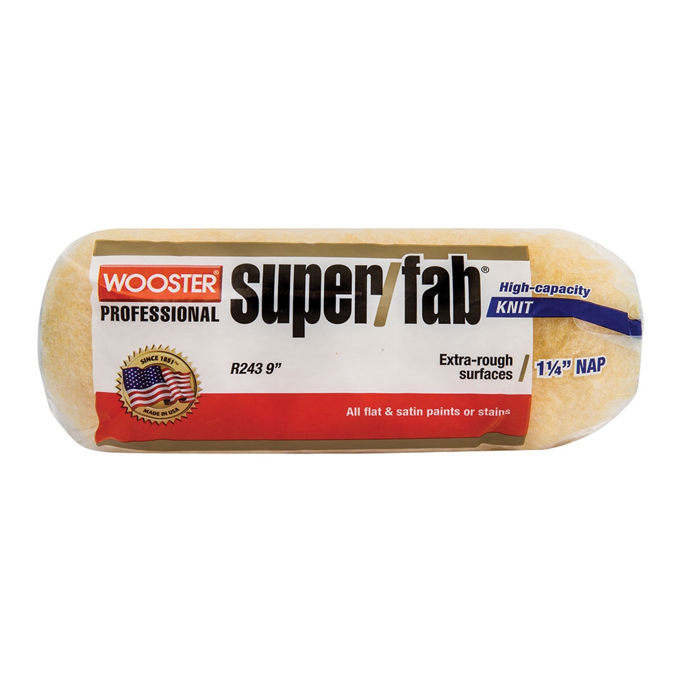 Wooster SUPER/FAB® 9" Roller Cover 1-1/4" Nap - Case of 12 - Click Image to Close