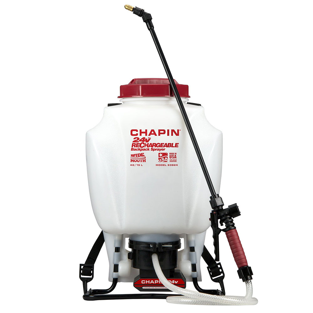 Chapin 63924 4-Gallon 24v Rechargeable Backpack Sprayer