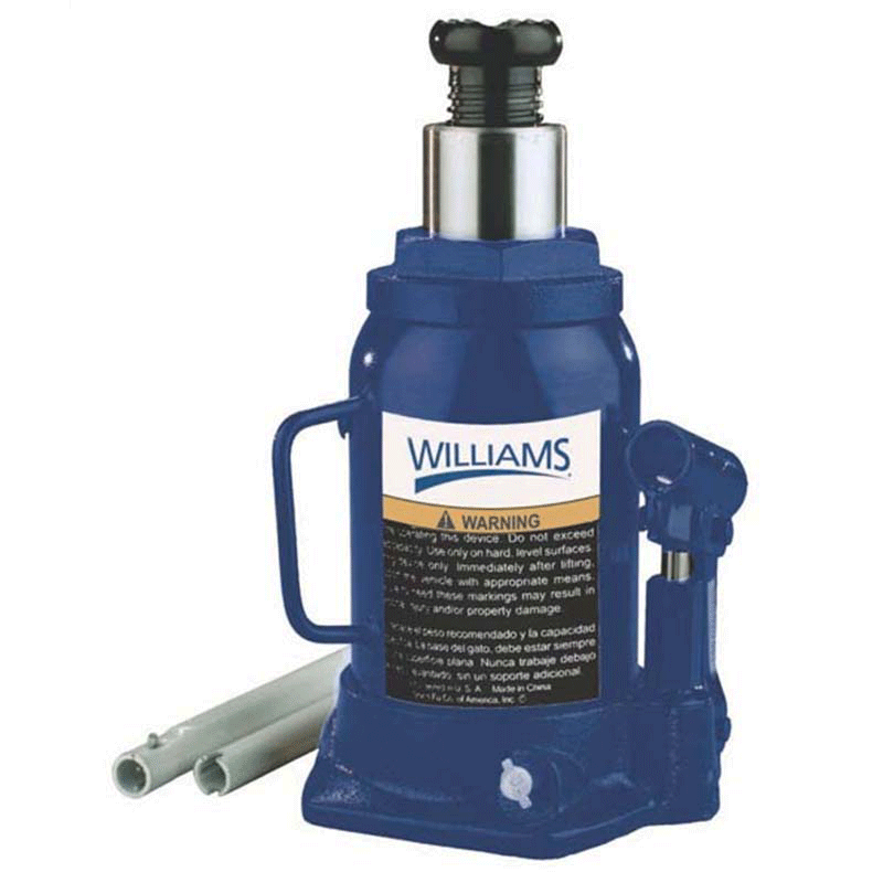 JH Williams Bottle Jack, 12 Ton - Click Image to Close