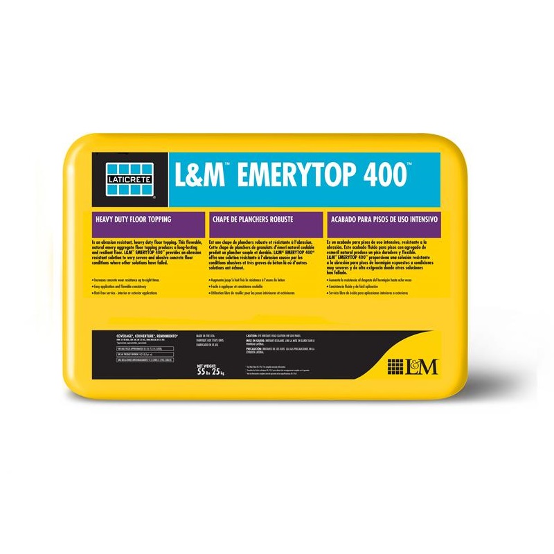 Laticrete L&M Emerytop 400 - Concrete Floor Topping - 55 lb Bag