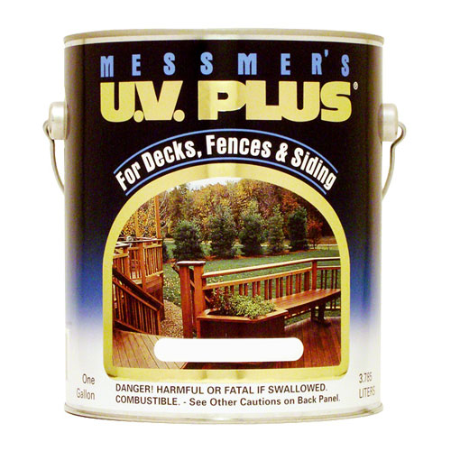 Messmer’s UV Plus, Premium Deck & Wood Stain, MC-502, Natural Cedar, 1 Gallon - Click Image to Close