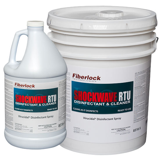 Fiberlock Shockwave RTU (Ready to Use) Disinfectant - 1 Gallon - Click Image to Close