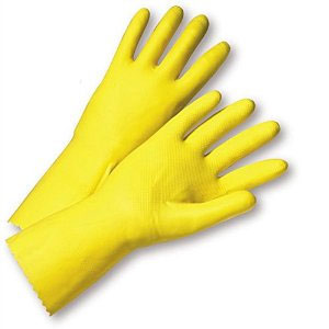 West Chester Yellow Latex Rubber Glove 2312 (Dozen) - XL - Click Image to Close