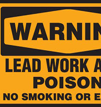 Lead Signs for Lead Abatement