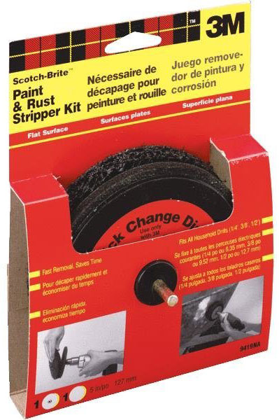 3M Scotch-brite Flat Surface Paint & Rust Stripper, 5"