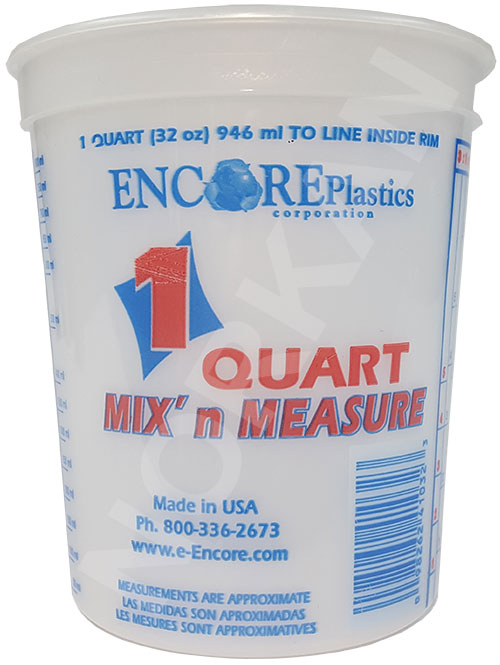 Encore 1 Qt Mixing Bucket W/Graduations