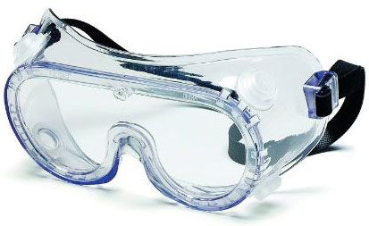 Crews Safety Goggles 2235R with Anti-Fog Coating