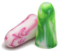 SparkPlugs® Multi-Colored Foam Earplugs